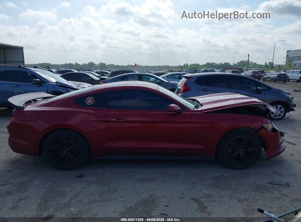 1FA6P8AM6H5244679 2017 FORD MUSTANG Red Vista del salpicadero
