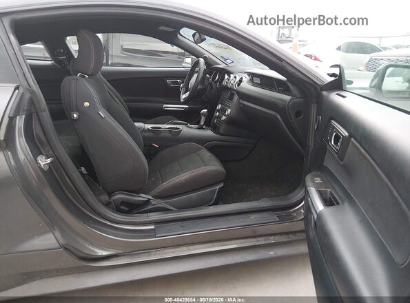 1FA6P8AM6H5247419 2017 FORD MUSTANG Gray წინა სალონის ხედი