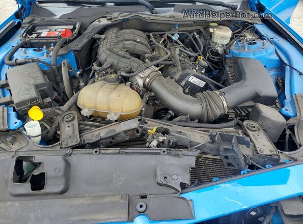 1FA6P8AM6H5249347 2017 FORD MUSTANG Blue 
