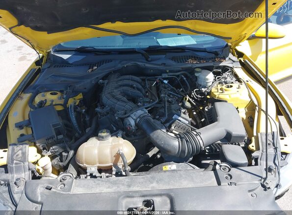 1FA6P8AM6H5299052 2017 FORD MUSTANG Yellow Vista trasera