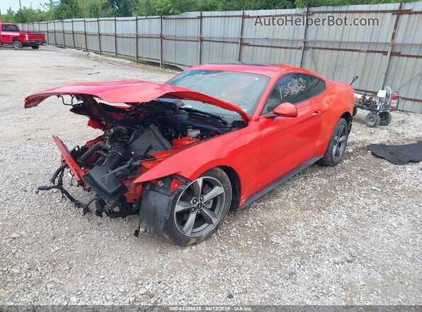 1FA6P8AM7G5265930 2016 FORD MUSTANG Orange წინა მარცხენა ხედი სამი მეოთხედიდან