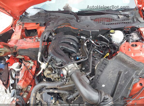1FA6P8AM7G5265930 2016 FORD MUSTANG Orange უკანა ხედი