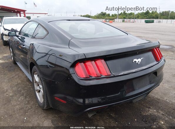 1FA6P8AM7G5302913 2016 FORD MUSTANG Black Tył lewy