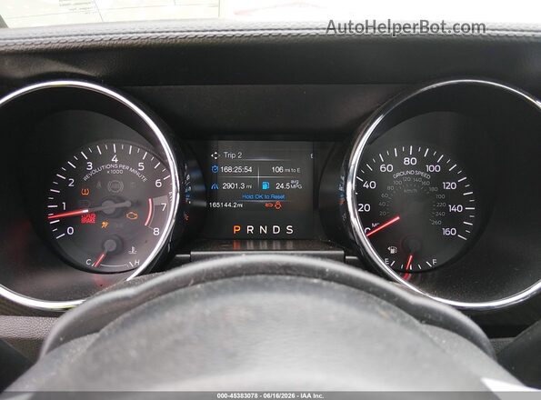 1FA6P8AM7G5302913 2016 FORD MUSTANG Black Widok tylnych siedzeń