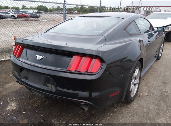 1FA6P8AM7G5302913 2016 FORD MUSTANG Black Tył prawy