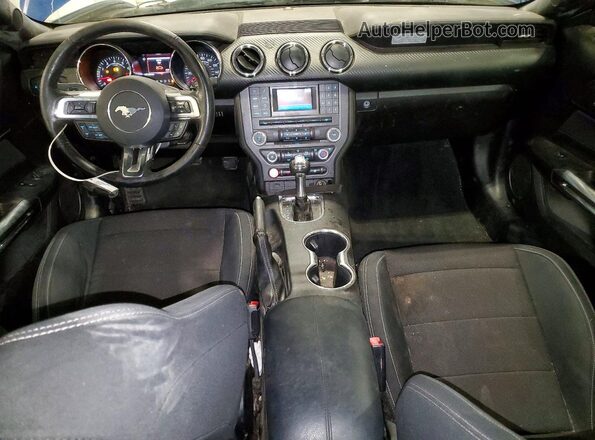 1FA6P8AM7H5213568 2017 FORD MUSTANG Синий Вид панели приборов