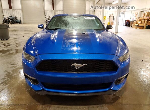 1FA6P8AM7H5213568 2017 FORD MUSTANG Синий Вид спереди