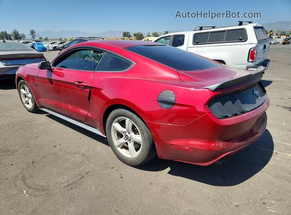 1FA6P8AM7H5225302 2017 FORD MUSTANG Red უკანა მარცხენა