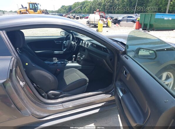 1FA6P8AM7H5236977 2017 FORD MUSTANG Gray Front interior view