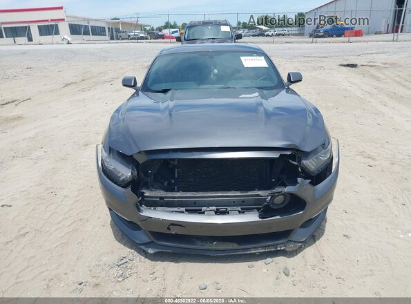 1FA6P8AM7H5236977 2017 FORD MUSTANG Gray Instrument cluster view