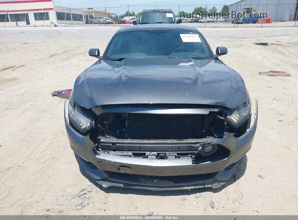 1FA6P8AM7H5236977 2017 FORD MUSTANG Gray Front view