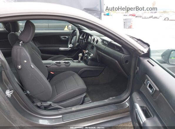 1FA6P8AM7H5301214 2017 FORD MUSTANG Gray წინა სალონის ხედი
