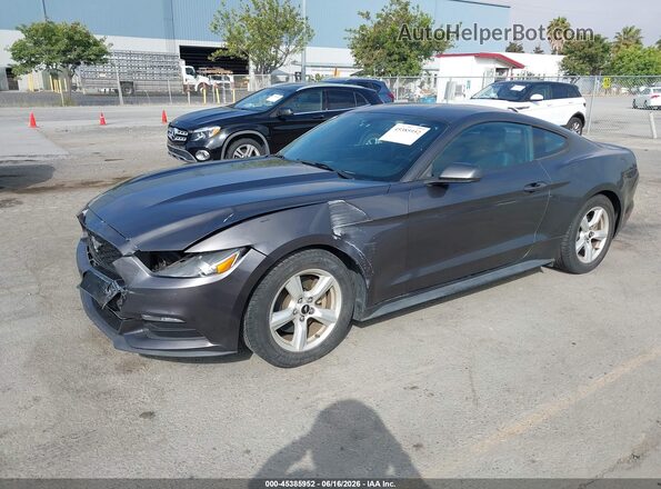 1FA6P8AM7H5301214 2017 FORD MUSTANG Gray წინა ხედი