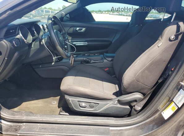 1FA6P8AM8G5251034 2016 FORD MUSTANG Gray Widok wnętrza z przodu