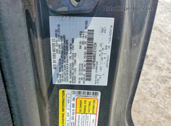 1FA6P8AM8G5251034 2016 FORD MUSTANG Gray Widok komory silnika