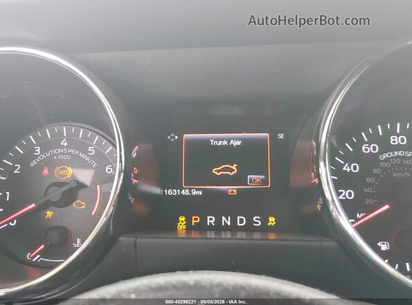 1FA6P8AM8H5309175 2017 FORD MUSTANG Black უკანა სავარძლების ხედი