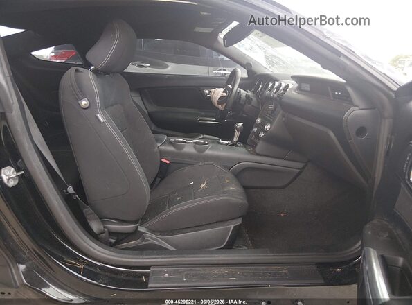 1FA6P8AM8H5309175 2017 FORD MUSTANG Black წინა სალონის ხედი