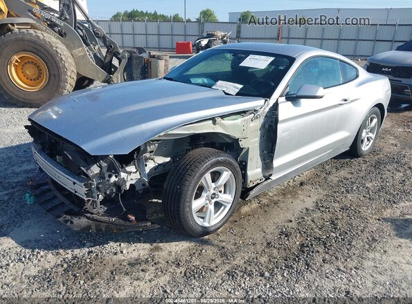 1FA6P8AM8H5343214 2017 FORD MUSTANG Silver Front left