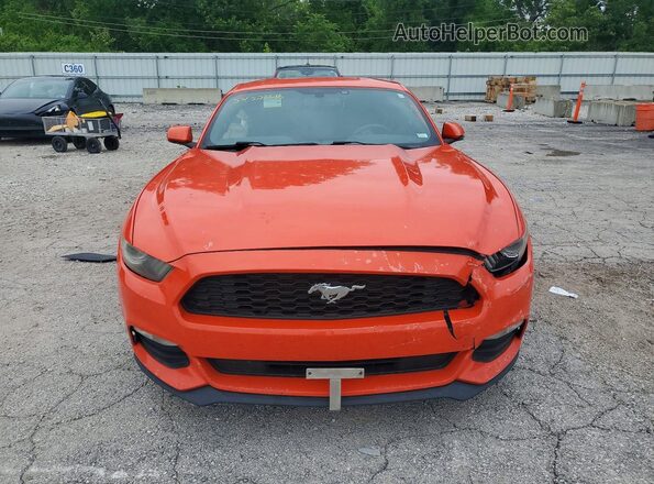 1FA6P8AM9G5218513 2016 FORD MUSTANG Orange Front view