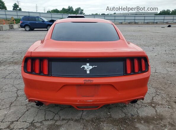 1FA6P8AM9G5218513 2016 FORD MUSTANG Orange Rear view