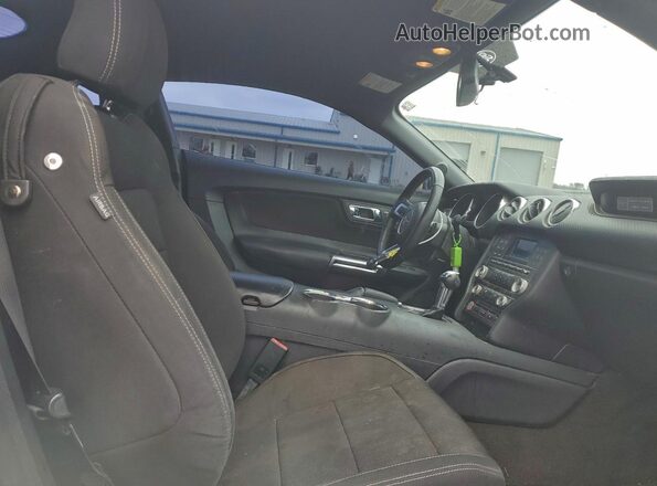 1FA6P8AM9G5255710 2016 FORD MUSTANG Black Rear seats view
