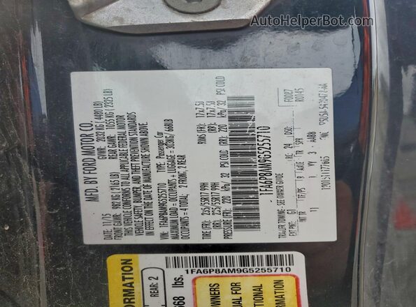 1FA6P8AM9G5255710 2016 FORD MUSTANG Black Engine compartment view