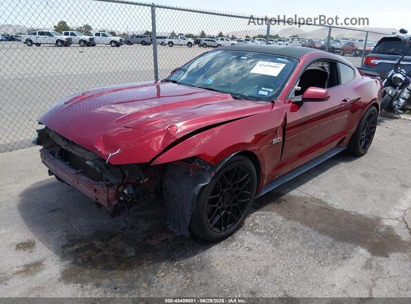 1FA6P8CF0G5322774 2016 FORD MUSTANG Burgundy წინა მარცხენა ხედი სამი მეოთხედიდან