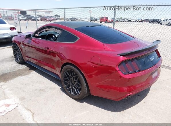 1FA6P8CF0G5322774 2016 FORD MUSTANG Burgundy უკანა მარცხენა