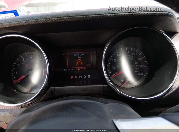 1FA6P8CF0G5322774 2016 FORD MUSTANG Burgundy უკანა სავარძლების ხედი
