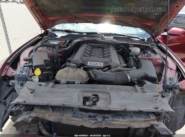 1FA6P8CF0G5322774 2016 FORD MUSTANG Burgundy უკანა ხედი