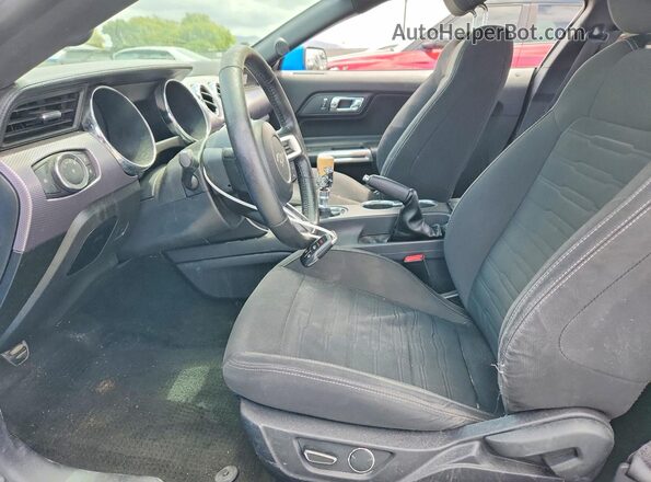 1FA6P8CF0H5257149 2017 FORD MUSTANG Blue Vista interior delantera