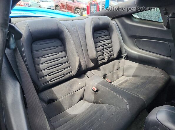 1FA6P8CF0H5257149 2017 FORD MUSTANG Blue Vista de los asientos traseros
