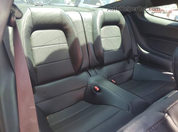 1FA6P8CF0H5280768 2017 FORD MUSTANG Red Rear seats view