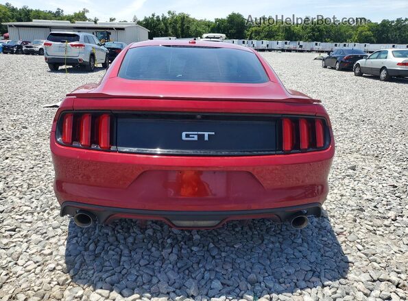 1FA6P8CF0H5280768 2017 FORD MUSTANG Red Rear view