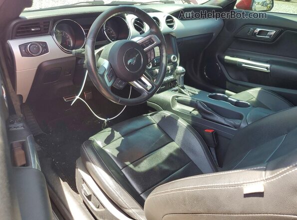 1FA6P8CF0H5280768 2017 FORD MUSTANG Red Dashboard view
