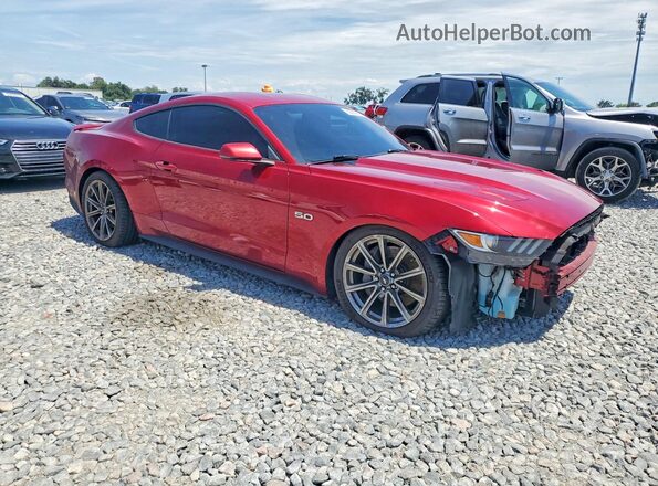 1FA6P8CF0H5280768 2017 FORD MUSTANG Red Front right