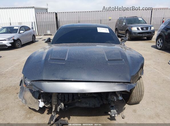 1FA6P8CF0J5114465 2018 FORD MUSTANG Серый Вид щитка приборов
