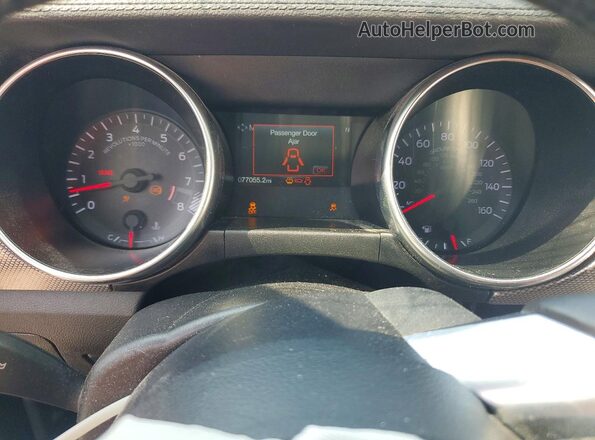 1FA6P8CF0K5103712 2019 FORD MUSTANG Gray Instrument cluster view