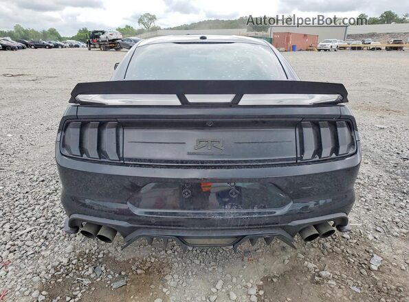 1FA6P8CF0L5122844 2020 FORD MUSTANG Black Вид ззаду