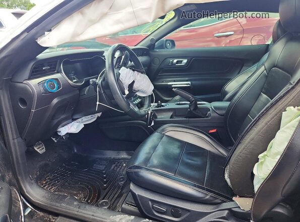 1FA6P8CF0L5122844 2020 FORD MUSTANG Black Вид салону спереду