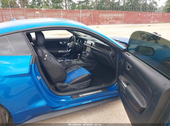 1FA6P8CF0L5124013 2020 FORD MUSTANG Синий Вид салона спереди