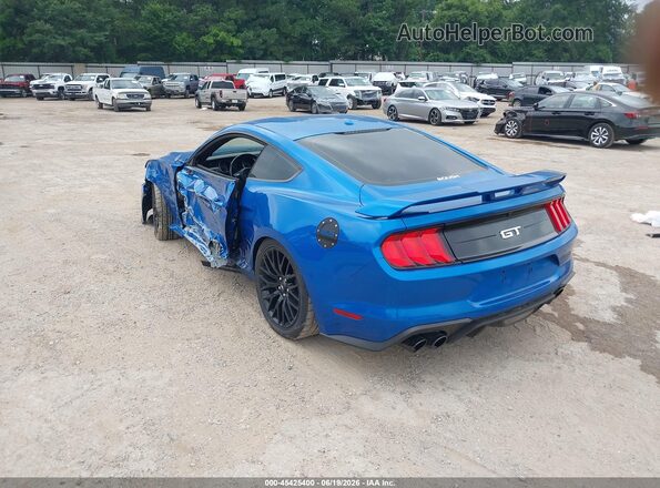 1FA6P8CF0L5124013 2020 FORD MUSTANG Синий Задняя левая четверть
