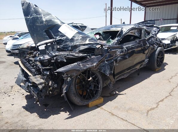 1FA6P8CF0P5307367 2023 FORD MUSTANG Черный Передняя левая четверть