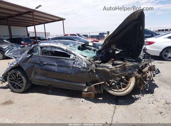 1FA6P8CF0P5307367 2023 FORD MUSTANG Черный Вид задней части салона