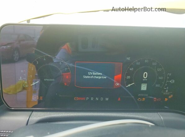 1FA6P8CF0R5415569 2024 FORD MUSTANG Yellow Вид щитка приладів
