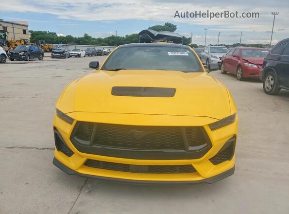 1FA6P8CF0R5415569 2024 FORD MUSTANG Yellow Вид спереду