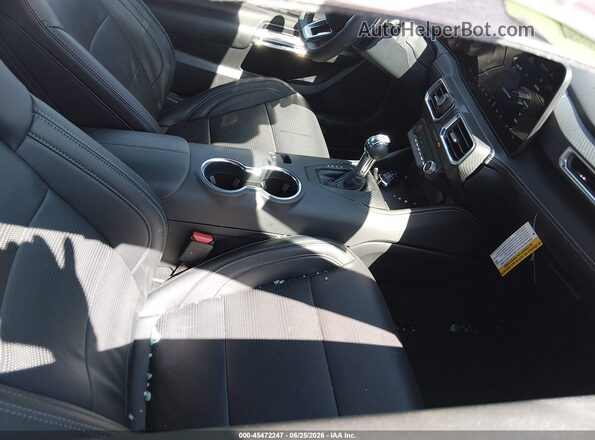 1FA6P8CF0T5400805 2026 FORD MUSTANG Black Widok wnętrza z przodu