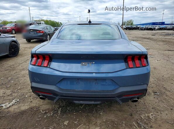1FA6P8CF0T5401677 2026 FORD MUSTANG Синий Вид сзади