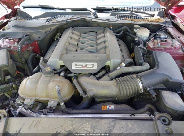 1FA6P8CF1G5206676 2016 FORD MUSTANG Red Vista trasera