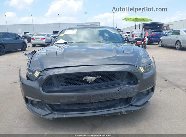 1FA6P8CF1G5237023 2016 FORD MUSTANG Gray Widok zestawu wskaźników
